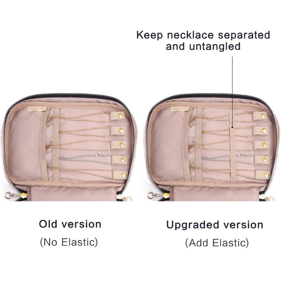 BAGSMART Black Jewelry Organizer Travel Bag - Picture 5 of 11